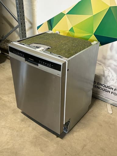 Siemens SN43EI56CS – Underbygd oppvaskmaskin i rustfritt stål - brukt