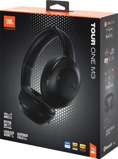 JBL Tour One M3 trådløse around-ear hodetelefoner (sort)