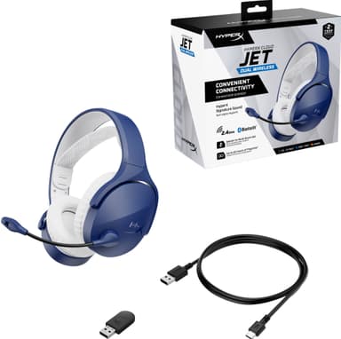 HyperX Cloud Jet trådløst gamingheadset (blå)