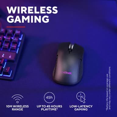 Trust GXT931 Ybar trådløs gamingmus