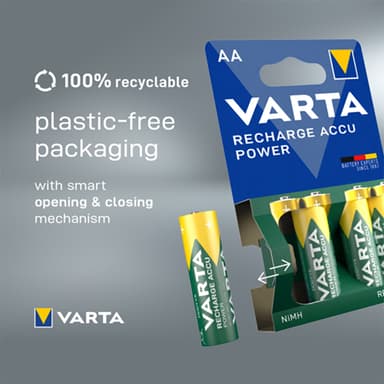 Varta Power 2600mAh AA batteri (4-pakk)