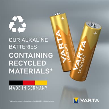 Varta Longlife Power AA-batterier 7042380 16-pakke (gul)