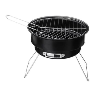 Liten og kraftig bærbar grill - perfekt for piknik og camping!