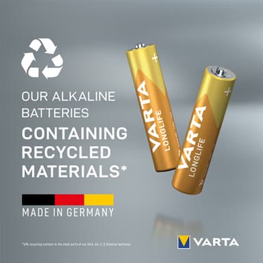 Varta Longlife Power AAA-batterier 7042381 16-pakke (gul)