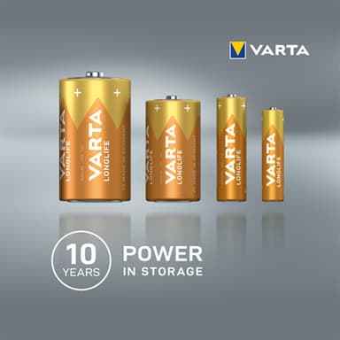 Varta Longlife Power AAA-batterier 7042381 16-pakke (gul)