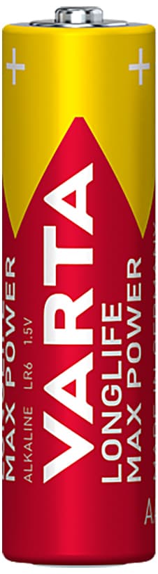 Varta Longlife Power AA-batterier 7042378 10-pakke (rød)