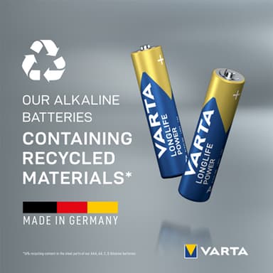 Varta Longlife Power AAA batteri (4-pakk)