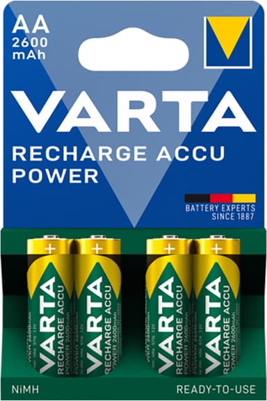 Varta Power 2600mAh AA batteri (4-pakk)