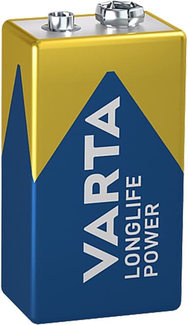 Varta Longlife Power 9V batteri (1-pakk)