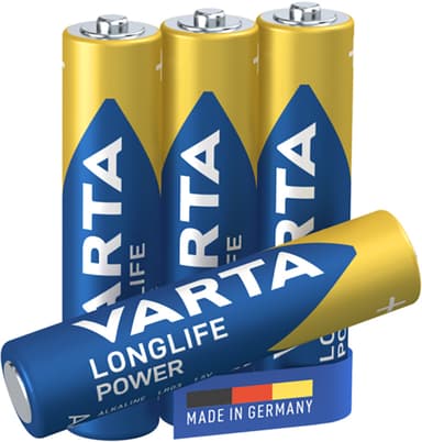 Varta Longlife Power AAA batteri (4-pakk)