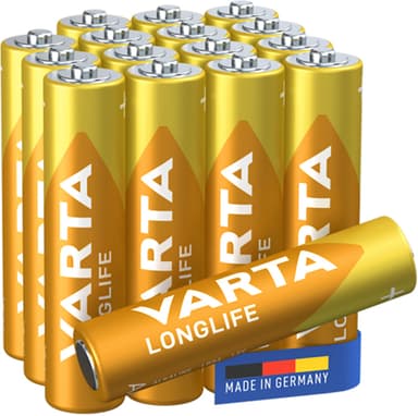 Varta Longlife Power AAA-batterier 7042381 16-pakke (gul)