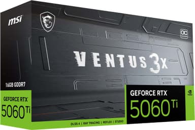 MSI GeForce RTX 5060 Ti 16G VENTUS 3X OC grafikkort