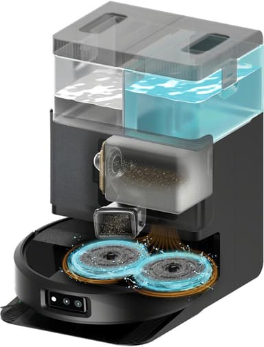 iRobot Roomba Combo 505 Plus rengjøringsrobot N185040 (sort)