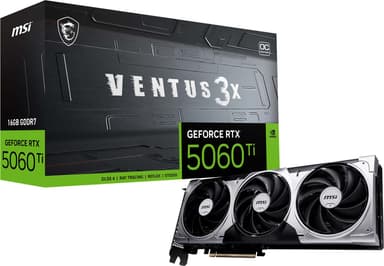 MSI GeForce RTX 5060 Ti 16G VENTUS 3X OC grafikkort