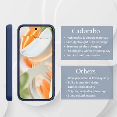 Google Pixel 9 PRO deksel case cover (blå)