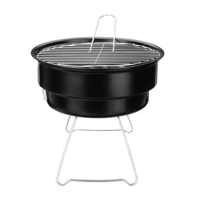 Liten og kraftig bærbar grill - perfekt for piknik og camping!
