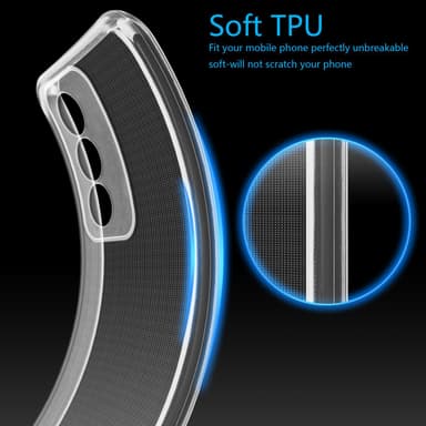 OPPO A80 / A3 deksel case cover (Gjennomsiktig)