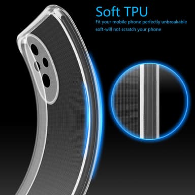 Honor 200 deksel case cover (Gjennomsiktig)