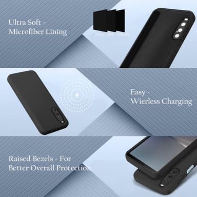 Sony Xperia 10 V deksel case cover (svart)