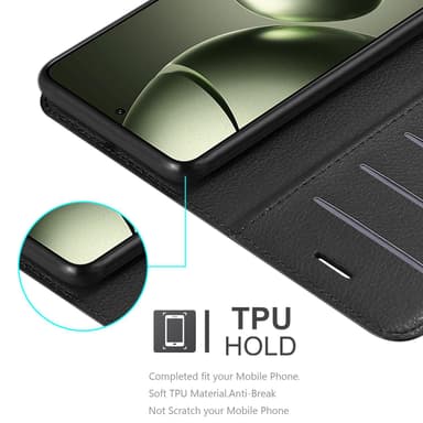 Xiaomi 14T Pro Deksel Etui Case (Svart)
