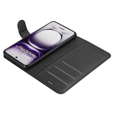 Oppo Reno 12 Pro Deksel Etui Case (Svart)