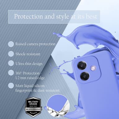 Oppo A40 deksel case cover (lilla)