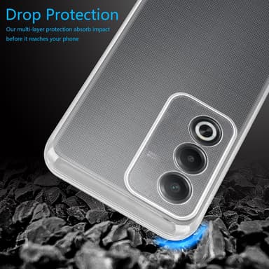 OPPO A80 / A3 deksel case cover (Gjennomsiktig)