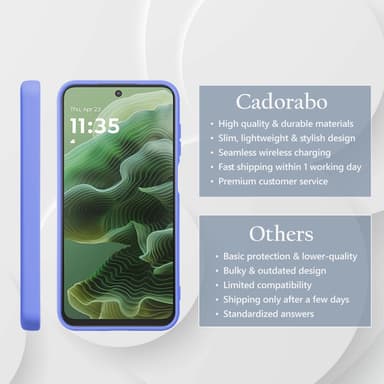 Motorola Moto G35 deksel case cover (lilla)