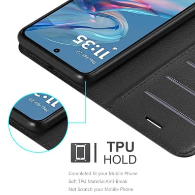 Motorola MOTO G45 Deksel Etui Case (Svart)