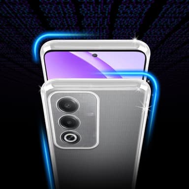 OPPO A80 / A3 deksel case cover (Gjennomsiktig)