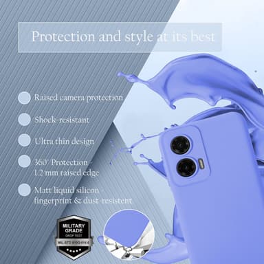 Motorola Moto G35 deksel case cover (lilla)