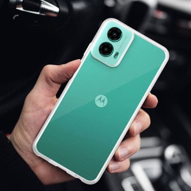 Motorola Moto G45 deksel case cover (Gjennomsiktig)