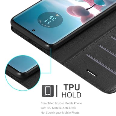 Motorola Edge 40 Neo Deksel Etui Case (Svart)