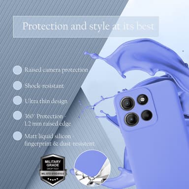 Motorola Moto G15 deksel case cover (lilla)