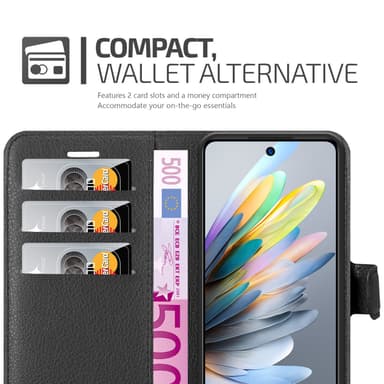 ZTE Blade A75 4G Deksel Etui Case (Svart)