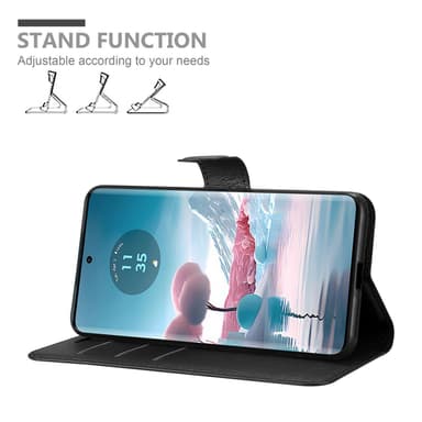 Motorola Edge 40 Neo Deksel Etui Case (Svart)