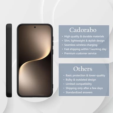 Honor Magic 7 deksel case cover (svart)