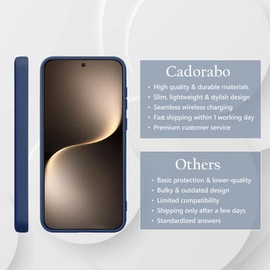 Honor Magic 7 deksel case cover (blå)