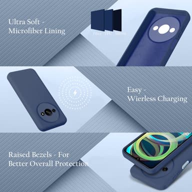 Xiaomi RedMi A3 / A3X deksel case cover (blå)