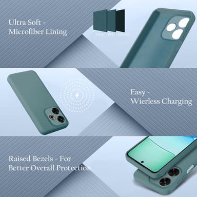 Xiaomi RedMi 13 4G deksel case cover (grønn)