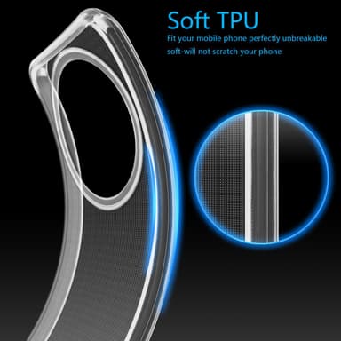 ZTE Blade A75 5G deksel case cover (Gjennomsiktig)