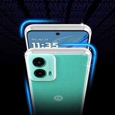 Motorola Moto G45 deksel case cover (Gjennomsiktig)