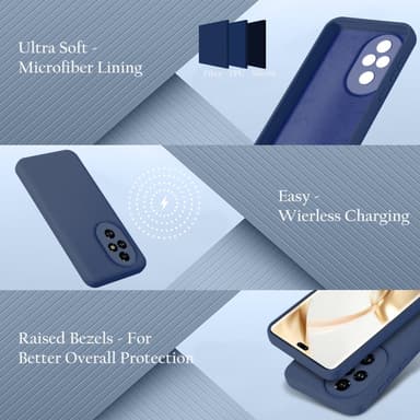 Honor 200 Pro deksel case cover (blå)