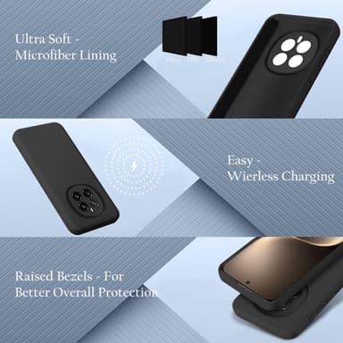 Honor Magic 7 deksel case cover (svart)