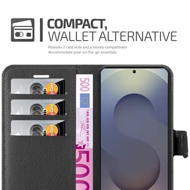 Samsung Galaxy S25 Ultra Deksel Etui Case (Svart)
