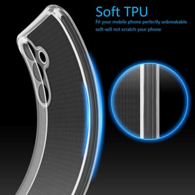 Samsung Galaxy S25 deksel case cover (Gjennomsiktig)