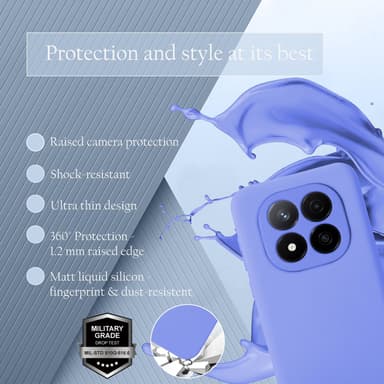 Xiaomi Redmi Note 14 Pro 5G deksel case cover (lilla)