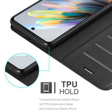 ZTE Blade A75 4G Deksel Etui Case (Svart)