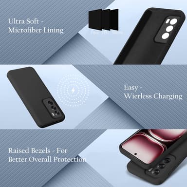 Oppo Reno 12 Pro deksel case cover (svart)