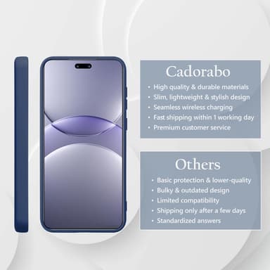 Huawei NOVA 13 Pro deksel case cover (blå)